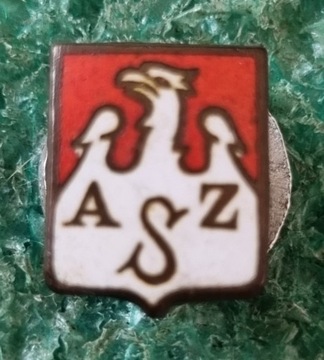 ODZNAKA AZS CZERWONA MINIATURKA ŚRUBA