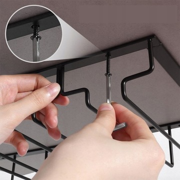 ВЕШАЛКА ДЛЯ СТЕКЛА, МЕТАЛЛИЧЕСКАЯ РУЧКА