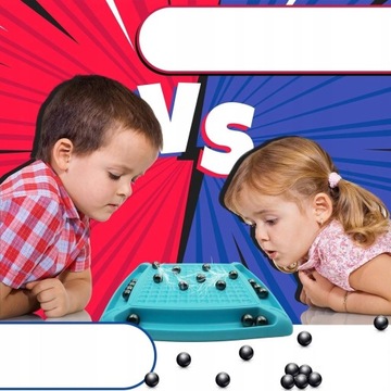 Szachy KAMIENIE MAGNETYCZNE - Gra Strategiczna w Szachy Magnesy Warcaby XL