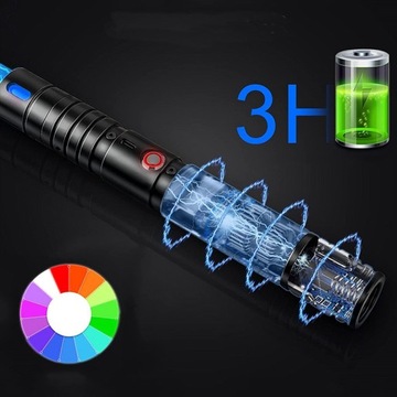 ЗВЕЗДНЫЕ ВОЙНЫ СВЕТОВОЙ МЕЧ СВЕТОДИОДНЫЙ ЗВУК 20RGB МЕТАЛЛИЧЕСКИЙ МЕЧ