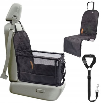 АВТОКРЕСЛО ДЛЯ СОБАК БОЛЬШОЕ УДОБНОЕ ТРАНСПОРТЕР С ВОСПРОИЗВЕДЕНИЕМ СТАБИЛЬНЫЙ СУПЕР