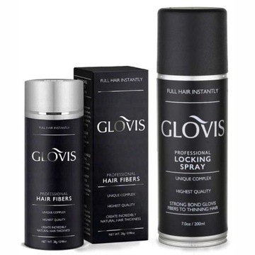 Włókna GLOVIS 28g Jasny Blond - Light Blonde Profesjonalne Zagęszczanie Wł