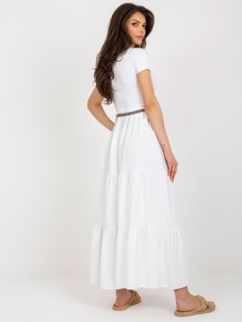 ЖЕНСКАЯ летняя юбка с рюшами и резинкой на талии