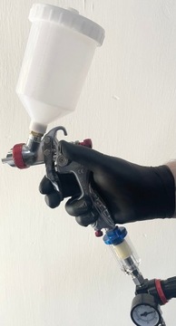 10 пар перчаток НИТРИЛОВЫЕ, размер L, защитные ЧЕРНЫЕ, неопудренные 519