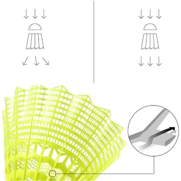 Воланы для бадминтона MAVIS 2000 6 шт.