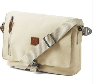 PROMO TORBA CREME MESSENGER NA RAMIĘ beżowa 12 L