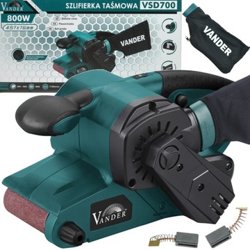 SZLIFIERKA TAŚMOWA DO DREWNA METALU TAŚMÓWKA 800W