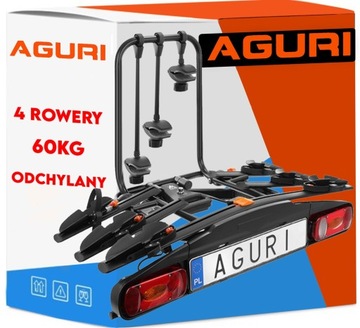 Bagażnik rowerowy na hak AGURI ACTIVE BIKE 4