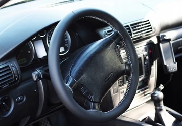 2K КОЖАНЫЙ ЧЕХОЛ РУЛЯ для Seat Ibiza IV (2008-2017)