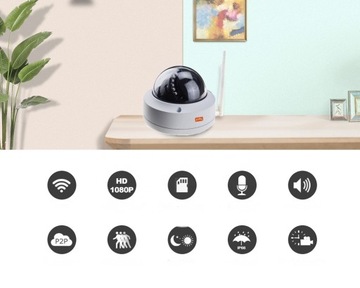 НАРУЖНАЯ IP-КАМЕРА МОНИТОРИНГА WiFi 5Mpx HD TUYA