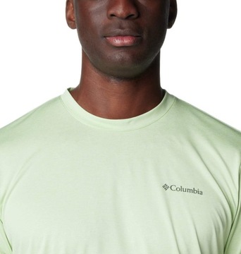 Koszulka termoaktywna męska Columbia Hike Crew Sage Leaf Heather XL