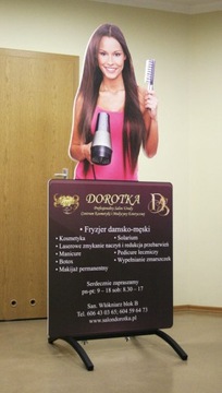 Двусторонний фартук до 145 см, подставка любой формы.