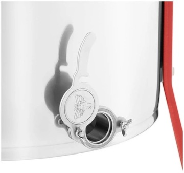 Ручная медогонка с 3-мя рамками, изготовлена ​​из нержавеющей стали.