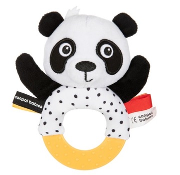 Игрушка Canpol BabiesBoo с прорезывателем и погремушкой