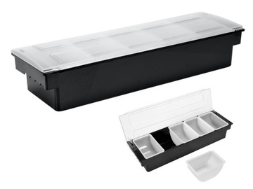 Пластиковый контейнер-органайзер для бармена 50 см YATO