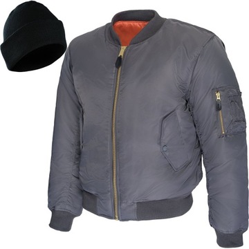Kurtka FOSTEX MA1 Flyers Flek Bomberka GM Grey L