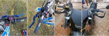 Uniwersalna pompa hamulcowa + uchwyt sprzęgła z klamkami sportowymi