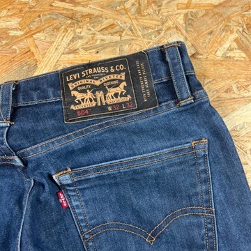 Spodnie Jeansowe LEVIS 504 32x32 Denim jeans slim