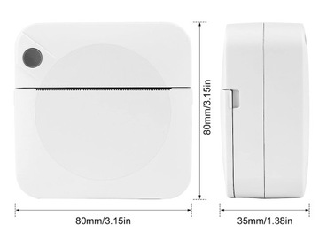 МИНИ-ТЕРМОПРИНТЕР DRUKUŚ РОЛИКОВ НАБОР САМОКЛЕЯЩИХСЯ ЦВЕТНЫХ КАРТРИДЖЕЙ