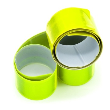 opaska ODBLASKOWA odblask 40cm ŻÓŁTA do LASU