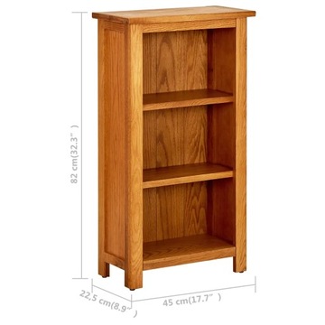 Книжный шкаф, 45 х 22,5 х 82 см, дуб