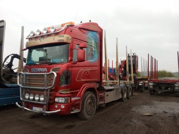 Samochód ciężarowy do drewna Scania R730, 2014 r.