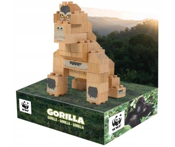 WWF Klocki drewniane Goryl