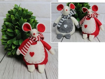 Figurka maskotka MYSZ, MYSZKA 13 cm