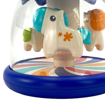 ИНТЕРАКТИВНЫЙ СПИННЕР ЛОШАДИ КАРУСЕЛЬ С ШАРИКАМИ ИГРУШКА ДЛЯ ДЕТЕЙ ВУПИ