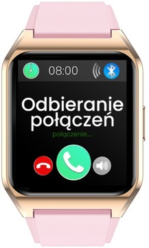 SMARTWATCH ЖЕНСКИЕ ЧАСЫ + ГРАВИРОВКА ТЕРМОМЕТР ПОЛЬСКОЕ МЕНЮ