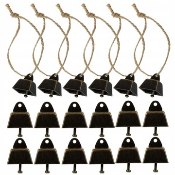 Колокольчики в стиле ретро для крупного рогатого скота и овцы, маленькие латунные 18