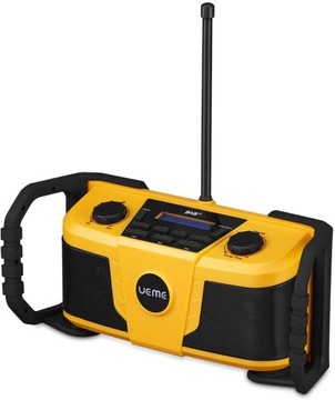 Radio budowlane Ueme DB322 DAB+ FM Bluetooth Żółty
