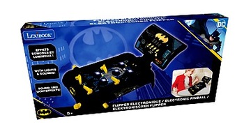ELEKTRONICZNY PINBALL Z DŹWIĘKIEM I ŚWIATŁAMI BATMAN JG610BAT