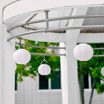 СВЕТОДИОДНЫЕ ФОНАРИ RGB, КРУГЛЫЕ, БЕЛЫЕ, СКЛАДНЫЕ, 25 СМ