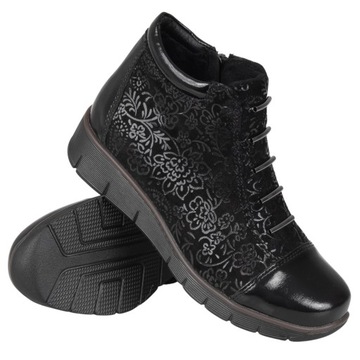 Botki damskie Filippo DBT3179/23 BK czarne 37