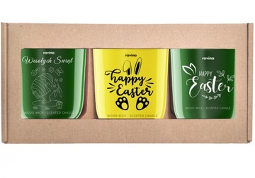 Рождественская свеча Merry EASTER ароматизированный ландыш HAPPY EASTER