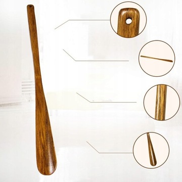 2x Drewniana łyżka do butów do butów dla