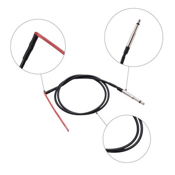 1 szt. Rod Piezo Pickup dolny przetwornik siodłowy z 2,5 do gitary Ukulele