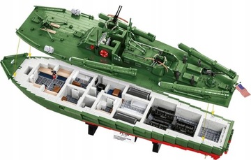COBI 4825 ŁÓDŹ STATEK PATROL Torpedo PT-109 KLOCKI
