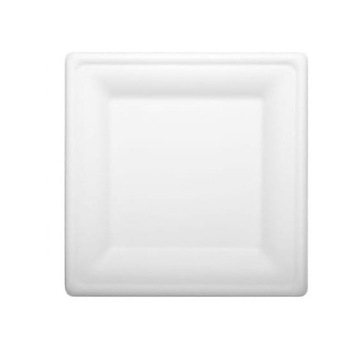 TALERZ TALERZE TRZCINA PULPA KWADRATOWE MAŁE 20X20cm (50) RED PLAST