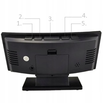 ЦИФРОВЫЕ ЧАСЫ ЭЛЕКТРОННЫЙ БУДИЛЬНИК СВЕТОДИОДНЫЙ ТЕРМОМЕТР