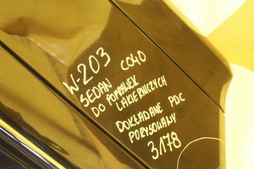 ЗАДНИЙ БАМПЕР MERCEDES W203 СЕДАН