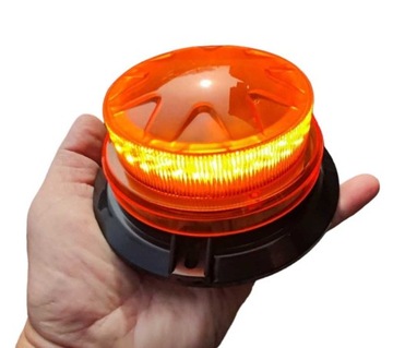 Lampa błyskowa LED UFO magnes stroboskop lampa ostrzegawcza kogut na dach