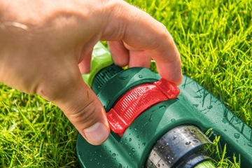 РЕГУЛИРУЕМЫЙ КОЛЕБАТЕЛЬНЫЙ САДОВЫЙ ДОЖДЕВАТЕЛЬ 418м2 13х18м БОЛЬШОЙ