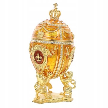 Jajko Faberge ozdoba Box Ślub ozdoba Box