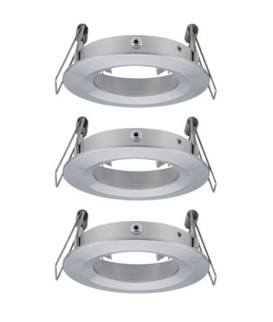 Paulmann Zestaw 3 szt. oczek CHOOSE Spot IP44 - aluminium