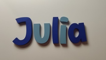 ИМЯ Буквы БУКВЫ Надпись на стене Дверь 3D наклейка Styrodur