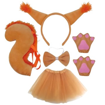 БЕЛКА ВЫДАЮЩАЯСЯ БЕЛИЧЬЯ ЮБКА ХВОСТНЫЕ НОГИ DISPOSSIEM CARNIVAL PM BALL