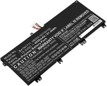 BATERIA B41N1711 DO ASUS ROG STRIX GL503VD GL703GE