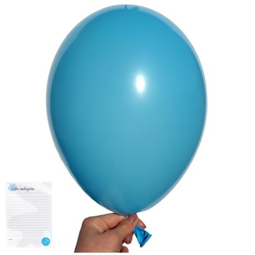 BALONY NIEBIESKIE urodzinowe balon na roczek pastelowe GEMAR 10